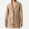 Femme iro Manteaux & Vestes | Manteau Court Oversize Hisha Beige