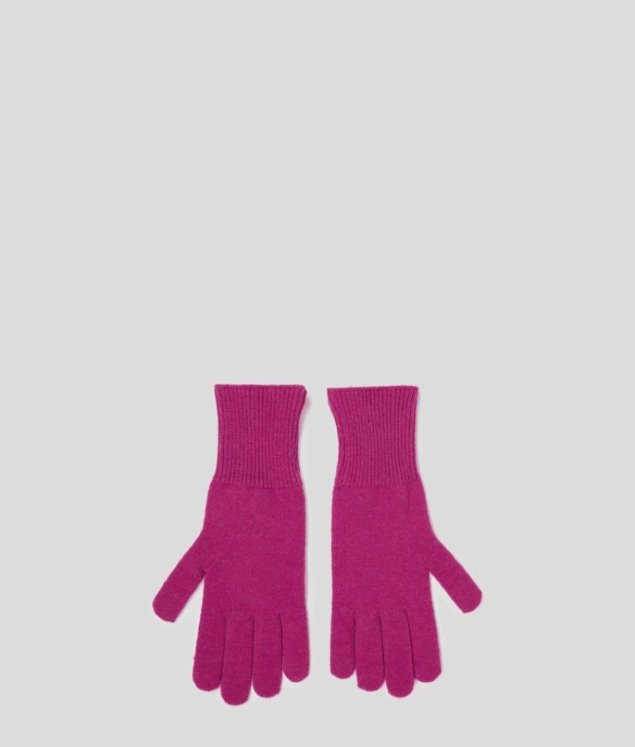 Femme karl lagerfeld Gants | K/Arrow Knit Gloves Rose