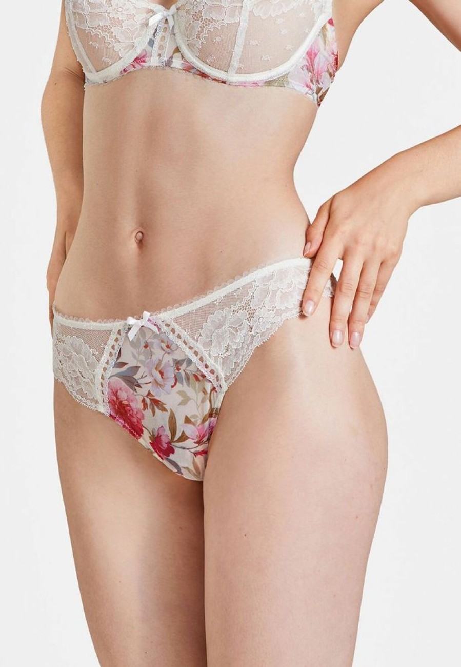 Femme aubade Culottes | Tanga Magic Garden Blanc