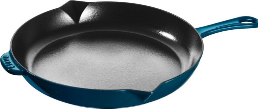 Maison staub Cuisine | Poele Second Choix 30 Cm, Blue La-Mer Bleu