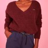 Femme des petits hauts Pulls & Gilets | Pull Darene Bordeaux