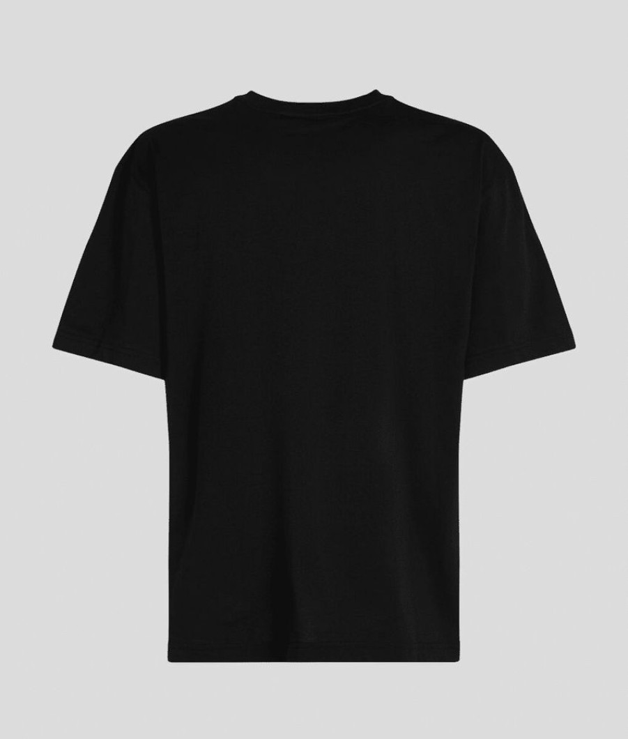 Homme karl lagerfeld Vetements | Athleisure Big Logo Tshirt Noir