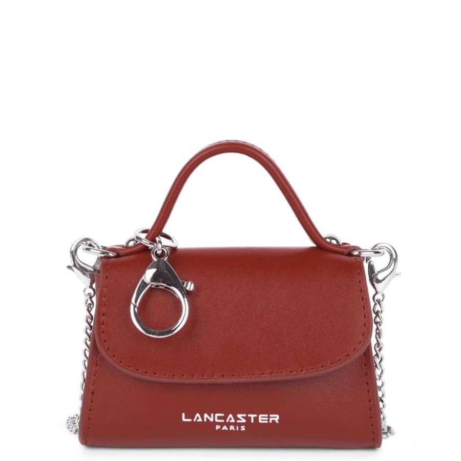 Femme lancaster Portefeuilles | Porte-Monnaie A Rabat Avec Pression Mini Suave Even Rouge