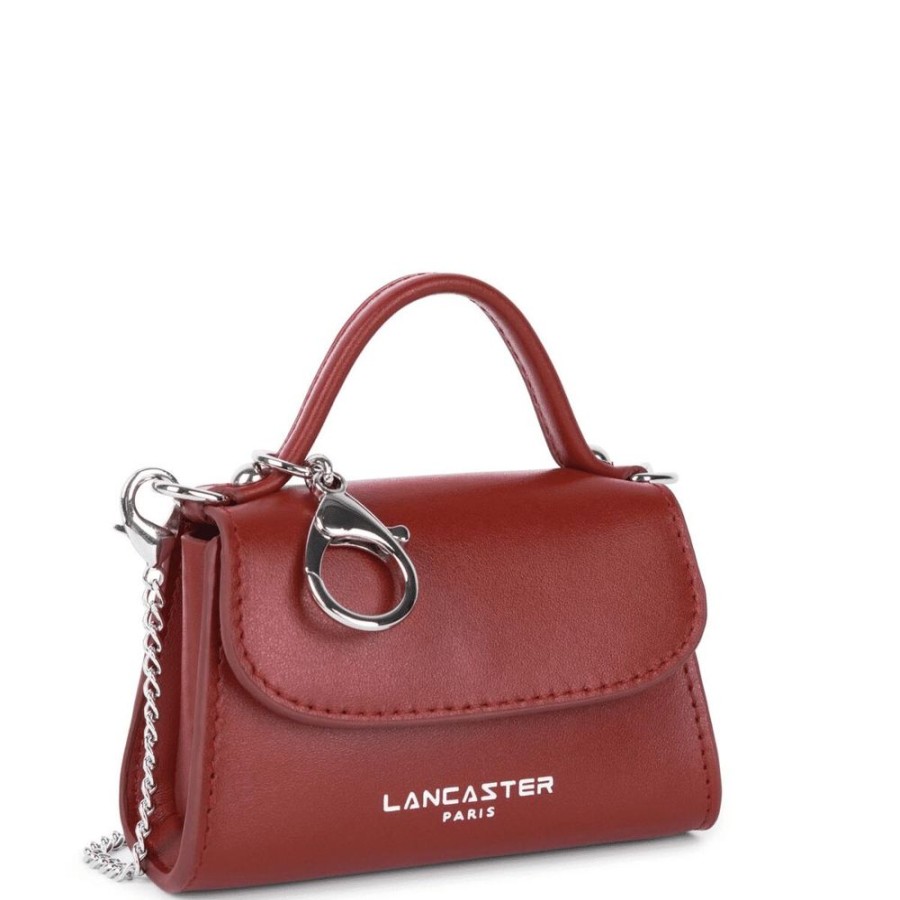 Femme lancaster Portefeuilles | Porte-Monnaie A Rabat Avec Pression Mini Suave Even Rouge