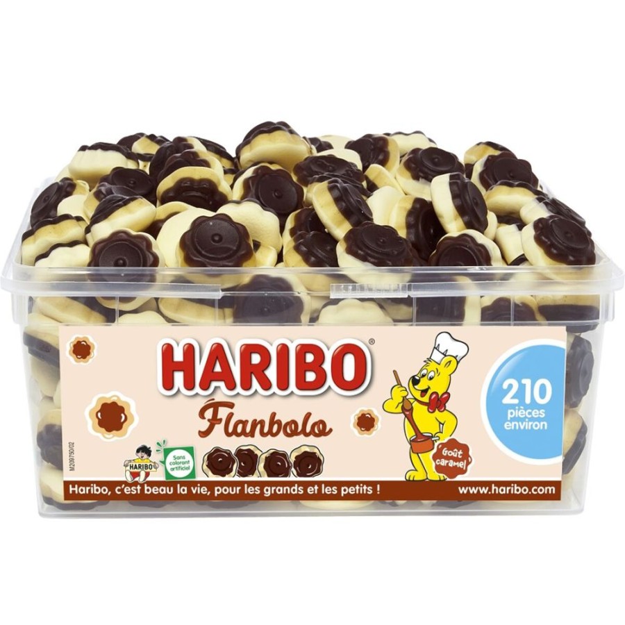 Epicerie haribo | Flanbolo Caramel 210 Bonbons