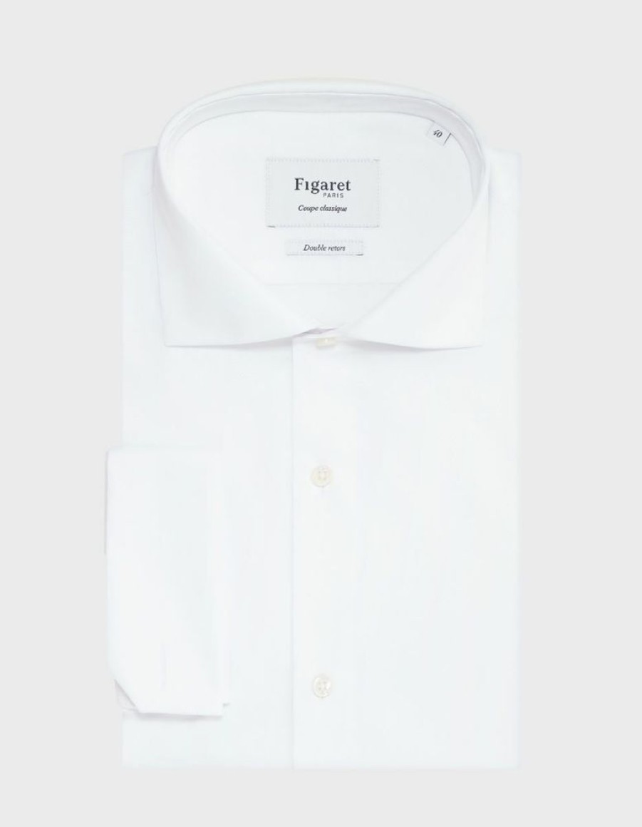 Homme figaret Chemises | Chemise Classique He Blanc