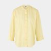 Femme galeries lafayette Chemises & Blouses | Chemise Pippa Coton Popeline Biologique - Galeries Lafayette Jaune