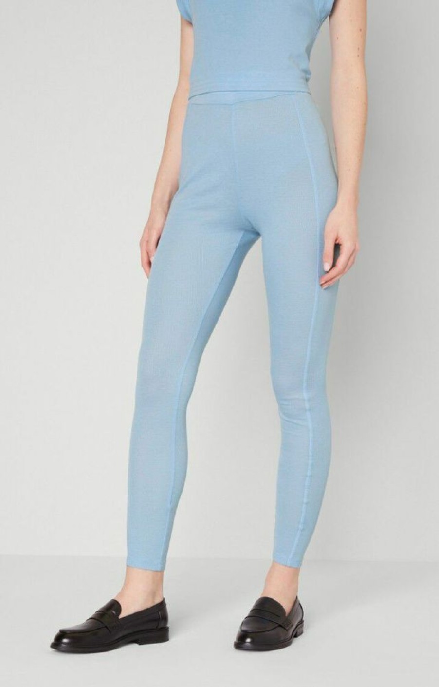 Femme american vintage Leggings | Legging Femme Voklay Bleu