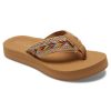 Femme roxy Sandales & Mules | Arjl101005-Tan - Rosarito Marron