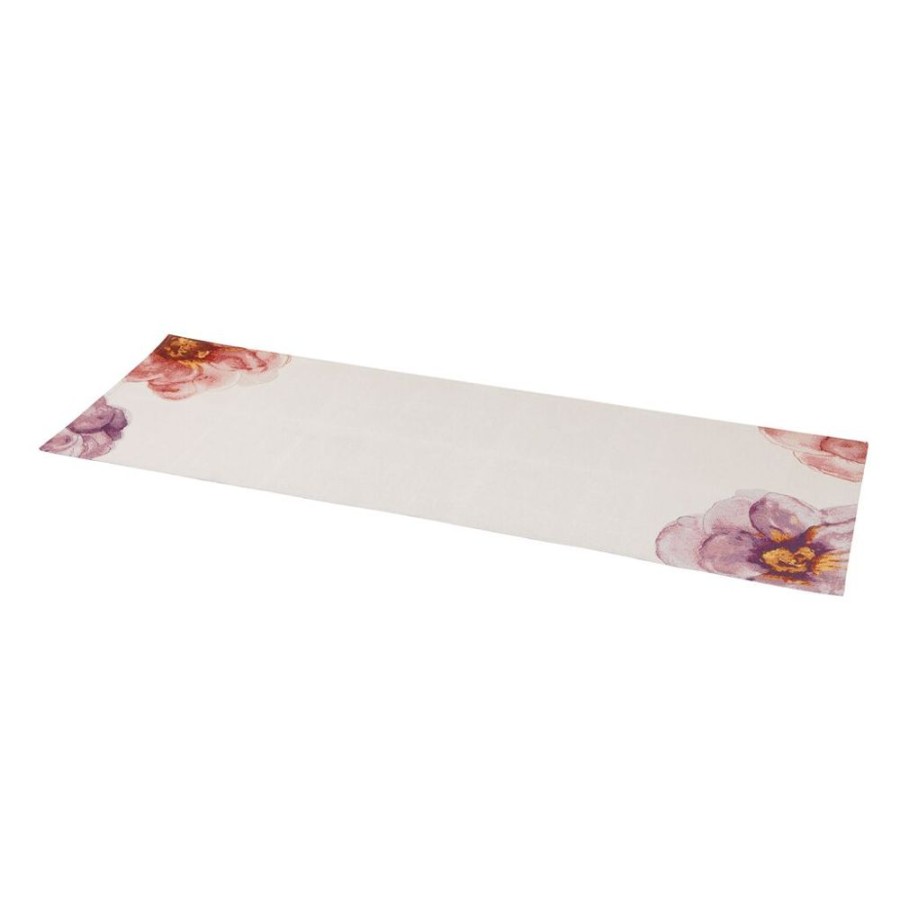 Maison villeroy & boch Art De La Table | Garden Home - Chemin De Table Avec Motif Floral Rose