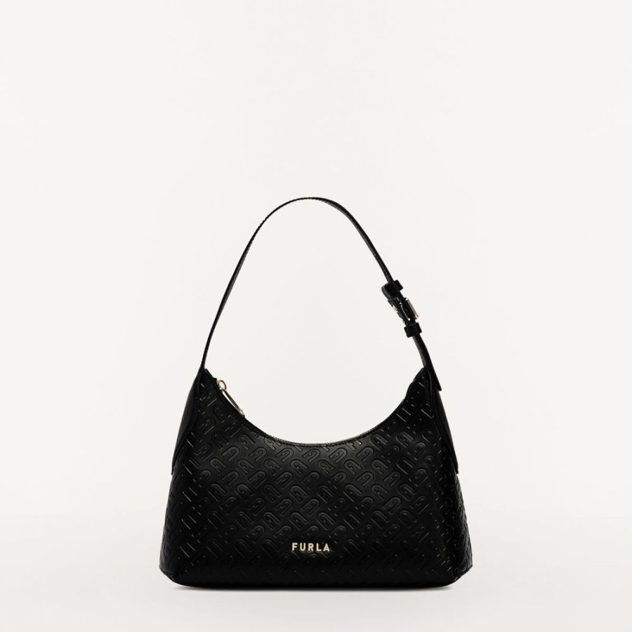 Femme furla Sacs | Danae S Hobo - Vitello St.Cocco Noir