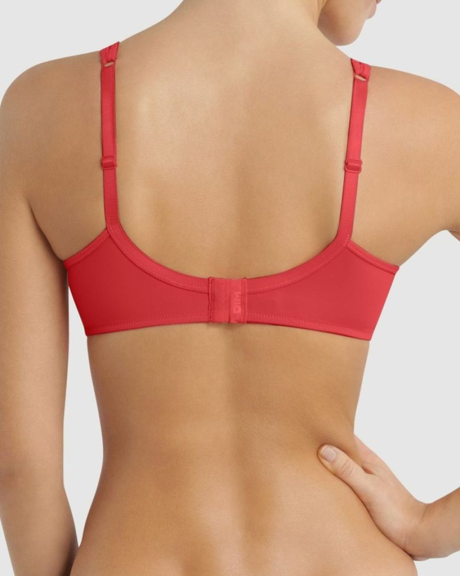 Femme dim Soutien-Gorges | Soutien-Gorge Avec Armatures Generous De Dim Soutien-Gorge Rouge