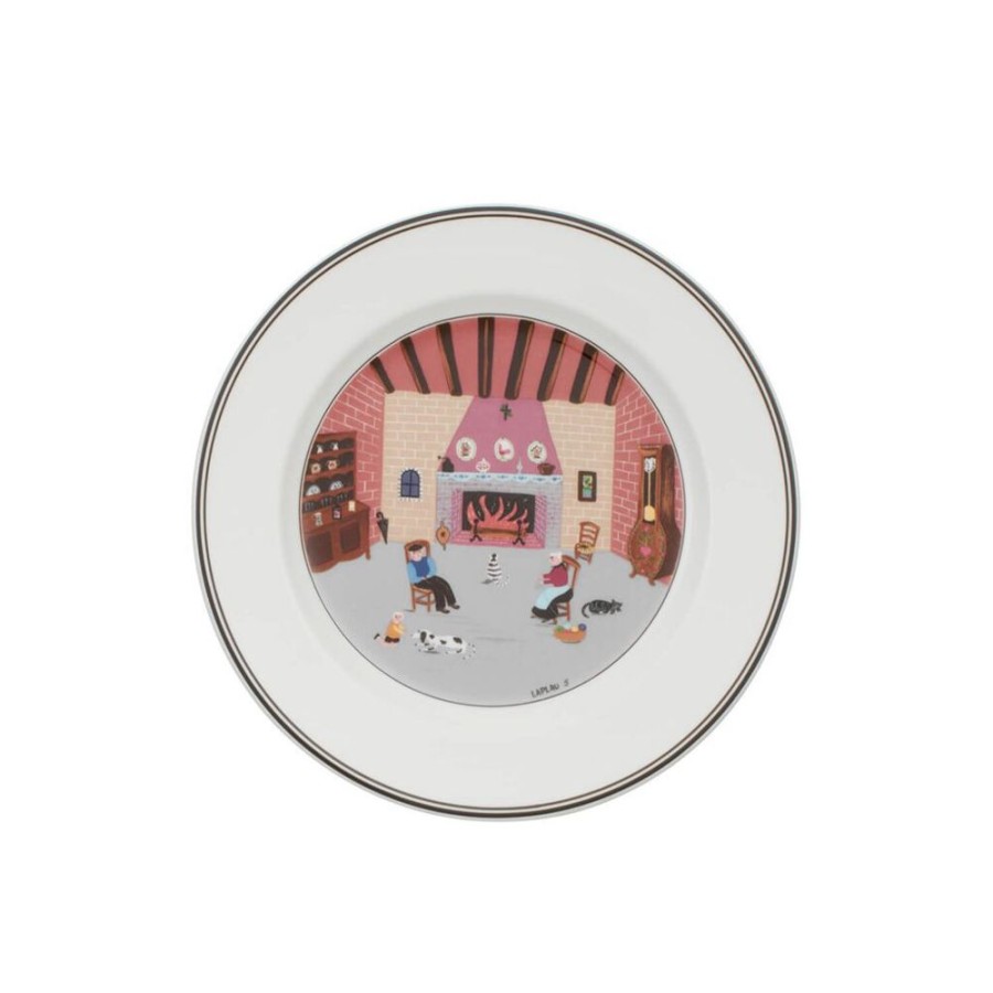 Maison villeroy & boch Art De La Table | Design Naif Assiette Dessert Cheminee Multicolore