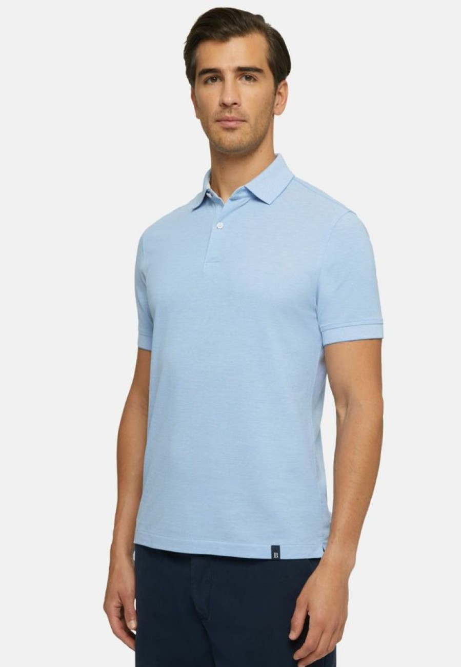 Homme boggi milano T-Shirts | Ss 30S/1 Oxford Polo Bleu