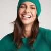 Femme notshy Echarpes & Foulards | Bonnet Cachemire Ines Botanique Vert