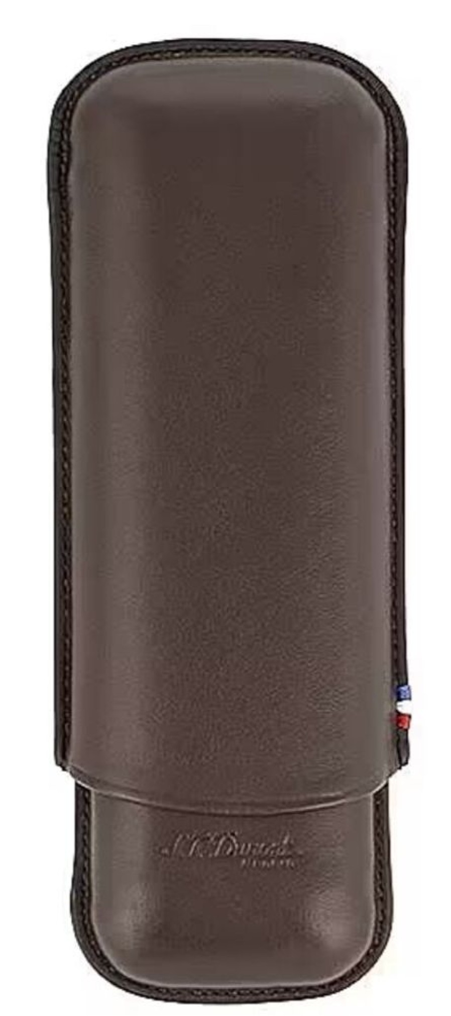 Homme s.t. dupont Accessoires Cigares | Etui 2 Cigares Cuir Marron