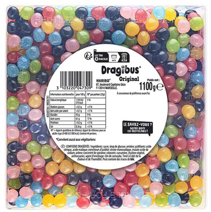 Epicerie haribo | Dragibus Original 1,1Kg