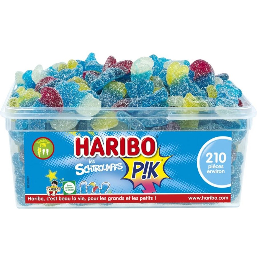 Epicerie haribo | Les Schtroumpfs Pik 210 Bonbons