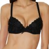 Femme aubade Soutien-Gorges | Soutien-Gorge Push-Up A Coussinets Bahia Noir