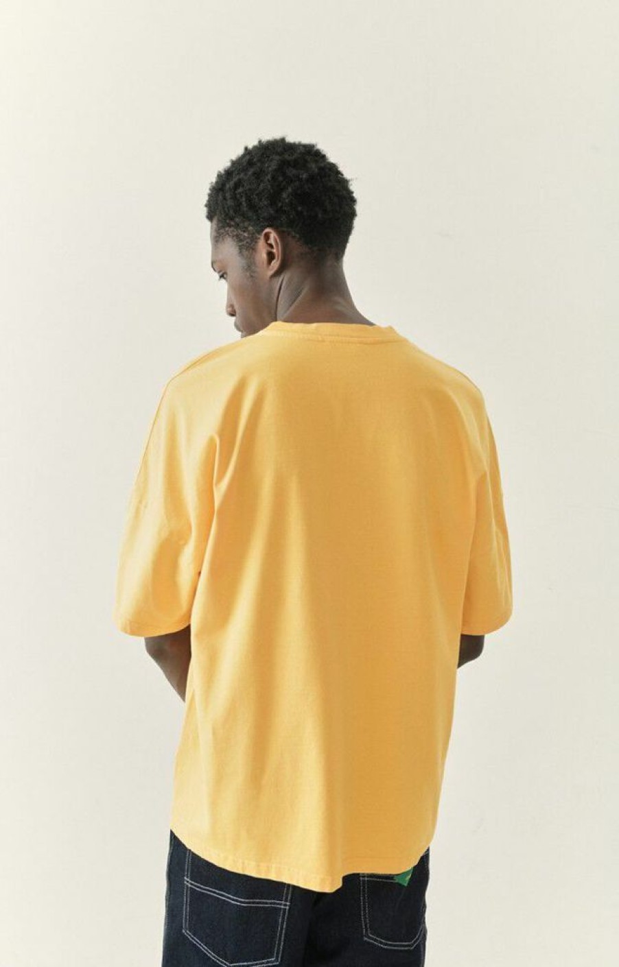 Homme american vintage T-Shirts | T-Shirt Homme Fizvalley Jaune