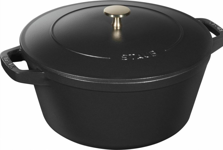 Maison staub Cuisine | Cocotte Second Choix 24 Cm, Rond(E), , Fonte Noir