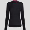 Femme karl lagerfeld Pulls & Gilets | Signature Turtle Neck Knit Noir