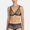 Femme aubade Soutien-Gorges | Soutien-Gorge Triangle Avec Armatures Art Of Ink Noir