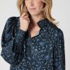 Femme berenice Chemises & Blouses | Blouse Ml Imp Bleu