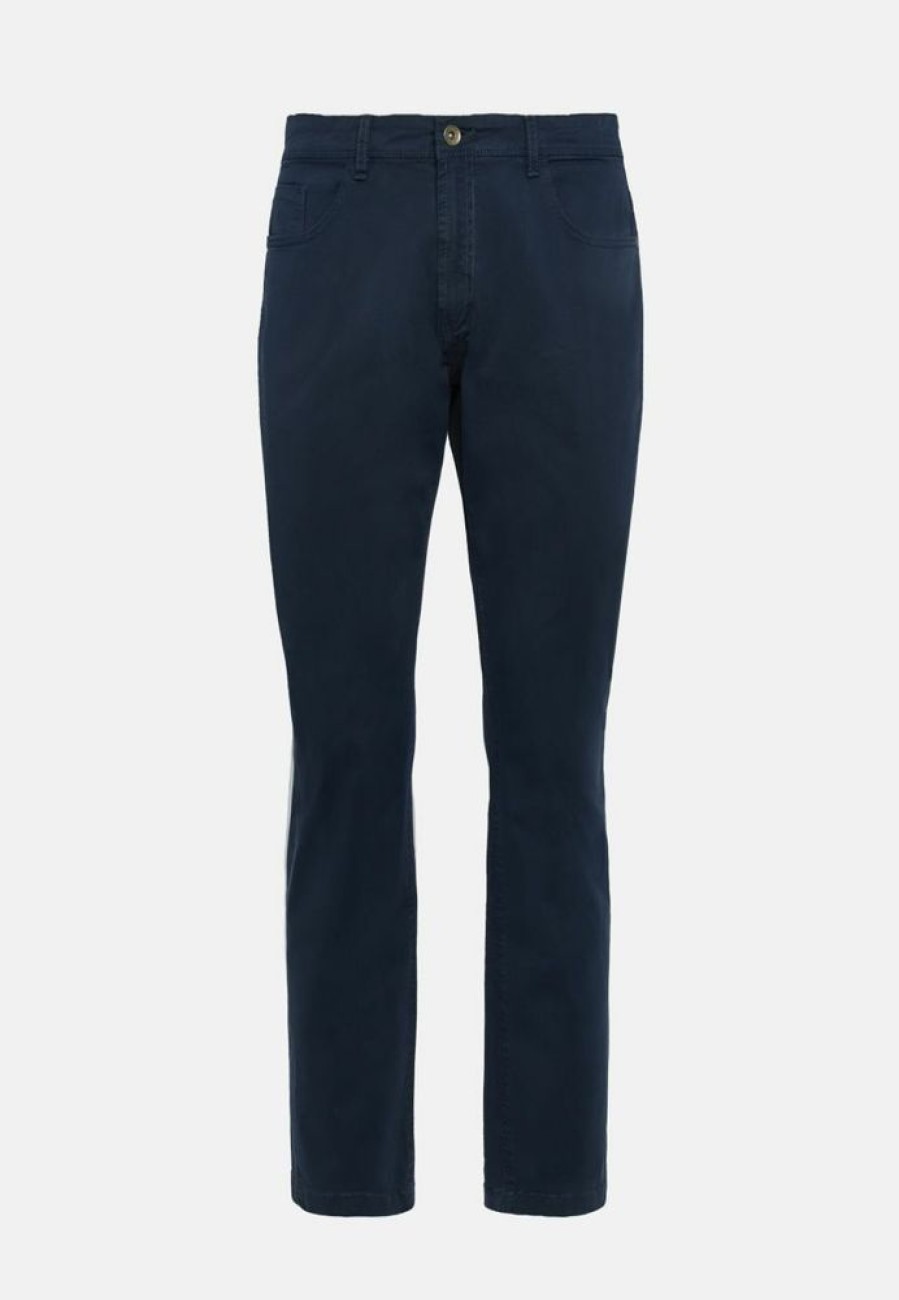 Homme boggi milano Pantalons | Stretch Cotton Gabardine 5 Pockets Bleu