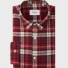 Homme figaret Chemises | Chemise Gaspard A Carreaux S Rouge