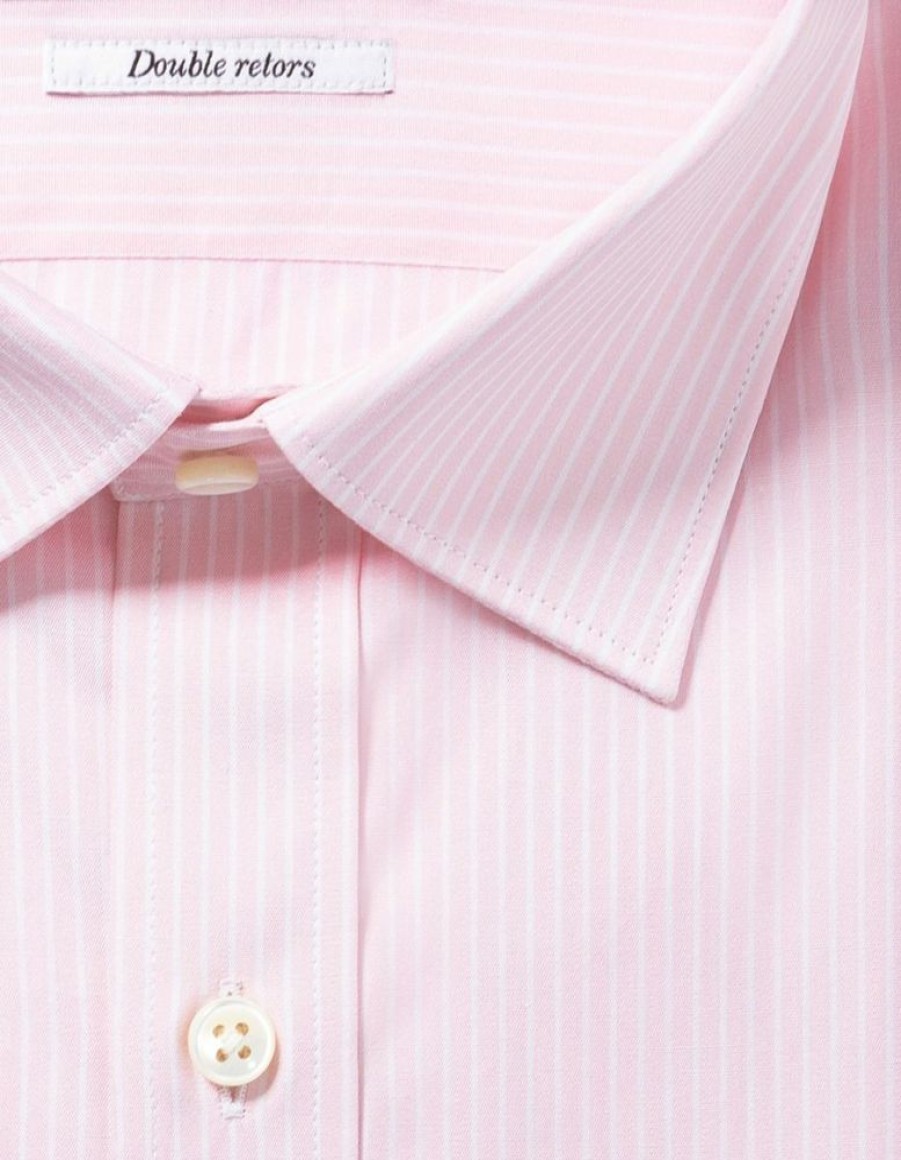 Homme figaret Chemises | Chemise Classique Rayee Rose