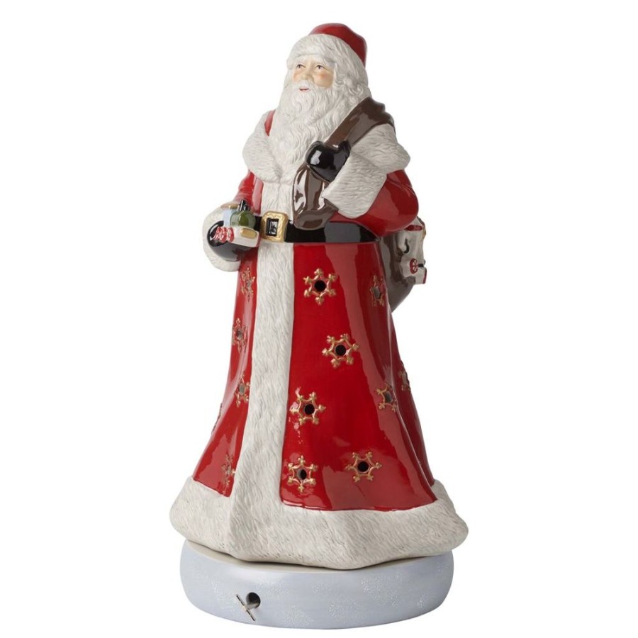 Maison villeroy & boch Art De La Table | Christmas Toys Memory Pere Noel 23X24X45Cm Blanc